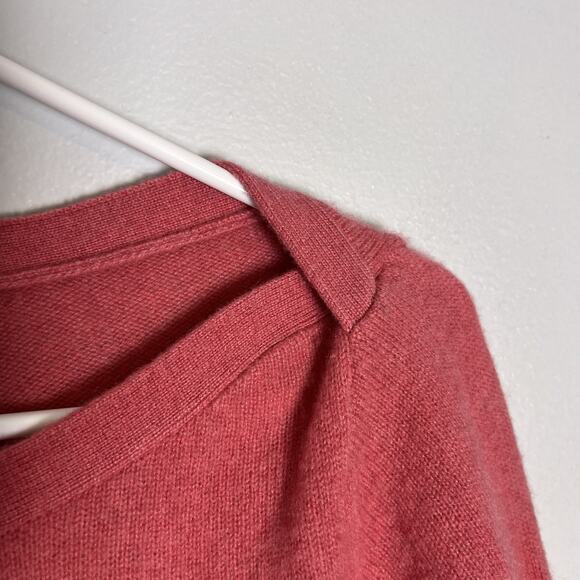Ellen Tracy Womens 100% Cashmere Sweater Sz S Pink Quite Luxury - Picture 9 of 13